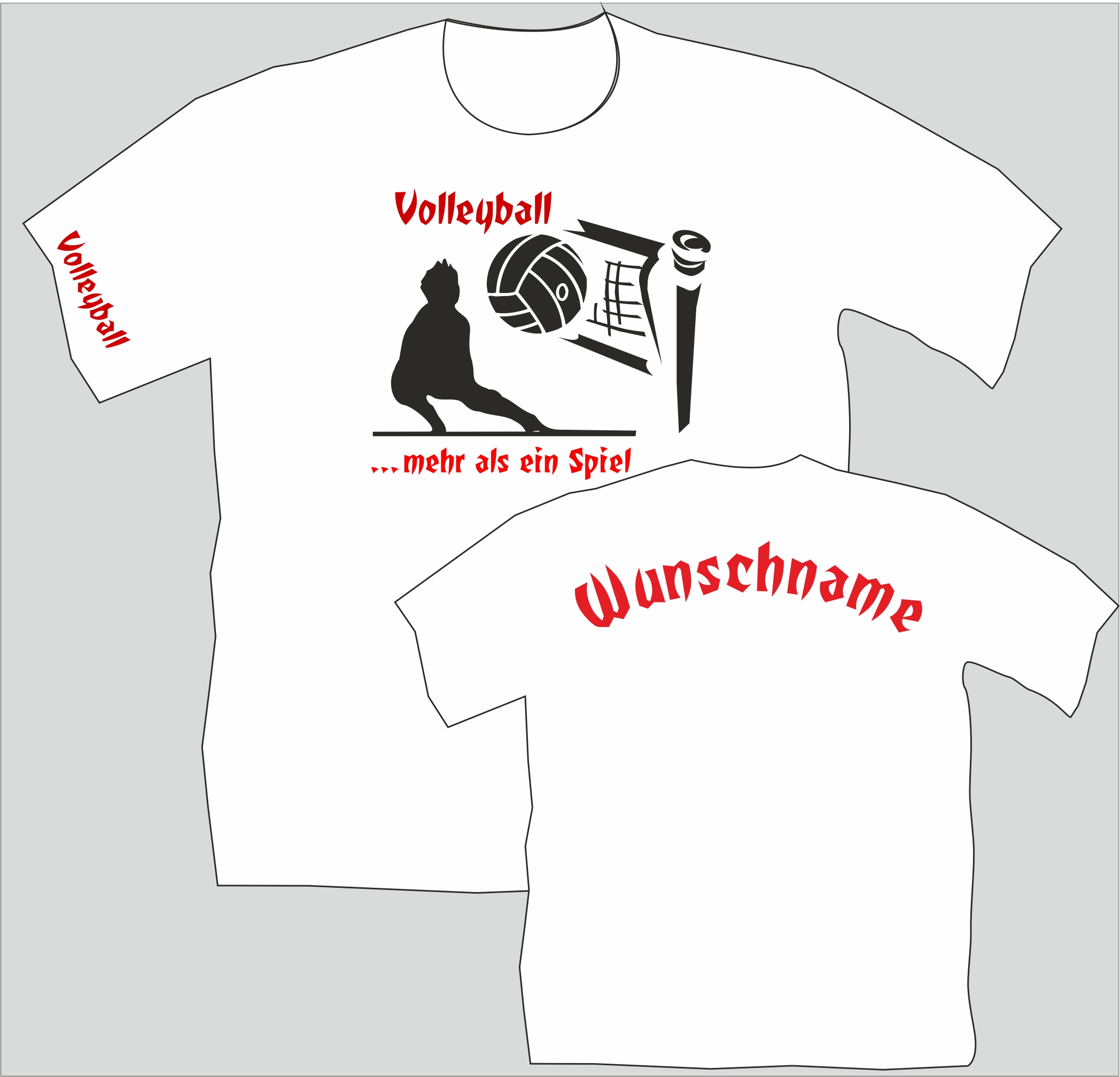 T Shirt Volleyball Motiv 20 Flexi Design Online Shop