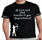 T-Shirt Bogenschießen Motiv 11