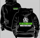 Kapuzen-Sweatshirt Feuerwehr Motiv 16