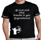 T-Shirt Bogenschießen Motiv 17