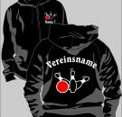Kapuzenjacke Kegeln Motiv 17
