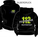 Kapuzen-Sweatshirt Feuerwehr Motiv 1
