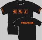 T-Shirt Badminton Motiv 20