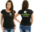 Girlie-Shirt Feuerwehr Motiv 24
