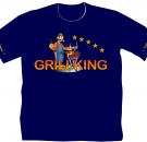 Grillshirt mit lustigem Spruch Grillmeister Griller Männershirt BBQ Shirt