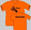 T-Shirt Badminton Motiv 5