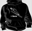 Kapuzen-Sweatshirt Skisport Motiv 8