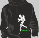 Kapuzen-Sweatshirt tauchen Motiv 5